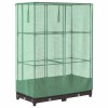 Rattan megjelenésű magaságyás melegháztakaróval 80x40x123 cm