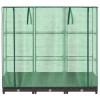 Rattan megjelenésű magaságyás melegháztakaróval 120x40x123 cm