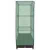 Rattan megjelenésű magaságyás melegháztakaróval 120x40x123 cm