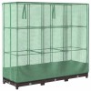 Rattan megjelenésű magaságyás melegháztakaróval 120x40x123 cm