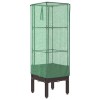 Rattan megjelenésű magaságyás melegháztakaróval 40x40x140 cm