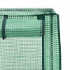 Rattan hatású magaságyás üvegháztakaróval 160 x 40 x 123 cm