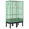 Rattan megjelenésű magaságyás melegháztakaróval 80x40x140 cm