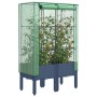 Rattan megjelenésű magaságyás melegháztakaróval 80x40x140 cm