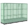 Rattan megjelenésű magaságyás melegháztakaróval 160x40x123 cm