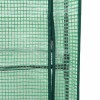 Rattan megjelenésű magaságyás melegháztakaróval 160x40x138 cm