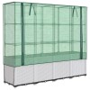Rattan megjelenésű magaságyás melegháztakaróval 160x40x153 cm