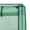 Rattan megjelenésű magaságyás melegháztakaróval 40x40x140 cm