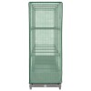 Rattan megjelenésű magaságyás melegháztakaróval 160x40x123 cm