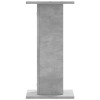 2 db betonszürke szerelt fa növénytartó állvány 30 x 30 x 60 cm
