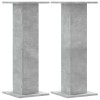 2 db betonszürke szerelt fa növénytartó állvány 30 x 30 x 40 cm