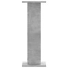 2 db betonszürke szerelt fa növénytartó állvány 30 x 30 x 40 cm