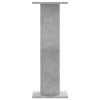 2 db betonszürke szerelt fa növénytartó állvány 30 x 30 x 40 cm
