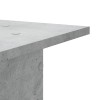 2 db betonszürke szerelt fa növénytartó állvány 30 x 30 x 40 cm