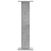 2 db betonszürke szerelt fa növénytartó állvány 30 x 30 x 95 cm