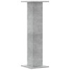 2 db betonszürke szerelt fa növénytartó állvány 30 x 30 x 95 cm