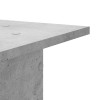 2 db betonszürke szerelt fa növénytartó állvány 30 x 30 x 95 cm