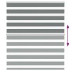 Zebrafüggönnyel sötét szürke szövetszélesség 115,9cm poliészter