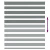 Zebrafüggönnyel sötét szürke szövetszélesség 130,9cm poliészter