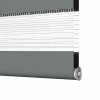 Zebrafüggönnyel sötét szürke szövetszélesség 160,9cm poliészter