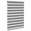 Zebrafüggönnyel sötét szürke szövetszélesség 100,9cm poliészter