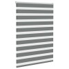 Zebrafüggönnyel sötét szürke szövetszélesség 110,9cm poliészter