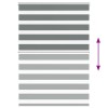 Zebrafüggönnyel sötét szürke szövetszélesség 110,9cm poliészter