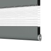 Zebrafüggönnyel sötét szürke szövetszélesség 120,9cm poliészter