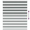 Zebrafüggönnyel sötét szürke szövetszélesség 120,9cm poliészter