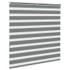 Zebrafüggönnyel sötét szürke szövetszélesség 135,9cm poliészter