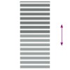 Zebrafüggönnyel sötét szürke szövetszélesség 100,9cm poliészter