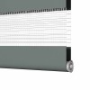 Zebrafüggönnyel sötét szürke szövetszélesség 160,9cm poliészter