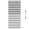 Zebrafüggönnyel sötét szürke szövetszélesség 105,9cm poliészter