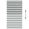 Zebrafüggönnyel sötét szürke szövetszélesség 120,9cm poliészter