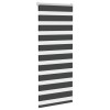 Zebrafüggönnyel fekete szövetszélesség 60,9 cm poliészter
