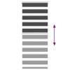 Zebrafüggönnyel fekete szövetszélesség 60,9 cm poliészter