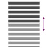 Zebrafüggönnyel fekete szövetszélesség 95,9 cm poliészter