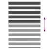 Zebrafüggönnyel fekete szövetszélesség 105,9 cm poliészter