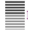 Zebrafüggönnyel fekete szövetszélesség 90,9 cm poliészter