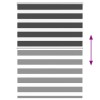 Zebrafüggönnyel fekete szövetszélesség 100,9 cm poliészter