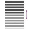 Zebrafüggönnyel fekete szövetszélesség 105,9 cm poliészter
