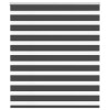 Zebrafüggönnyel fekete szövetszélesség 125,9 cm poliészter