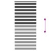 Zebrafüggönnyel fekete szövetszélesség 110,9 cm poliészter