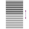 Zebrafüggönnyel fekete szövetszélesség 140,9 cm poliészter