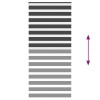 Zebrafüggönnyel fekete szövetszélesség 100,9 cm poliészter