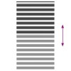 Zebrafüggönnyel fekete szövetszélesség 120,9 cm poliészter