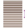 Zebrafüggönnyel barna szövetszélesség 155,9 cm poliészter