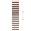 Zebrafüggönnyel barna szövetszélesség 50,9 cm poliészter