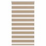 Zebrafüggönnyel homokbarna szövetszélesség 70,9 cm poliészter