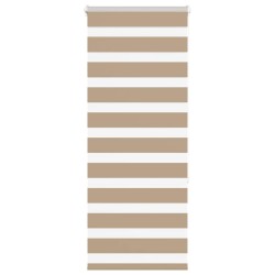 Zebrafüggönnyel homokbarna szövetszélesség 55,9 cm poliészter